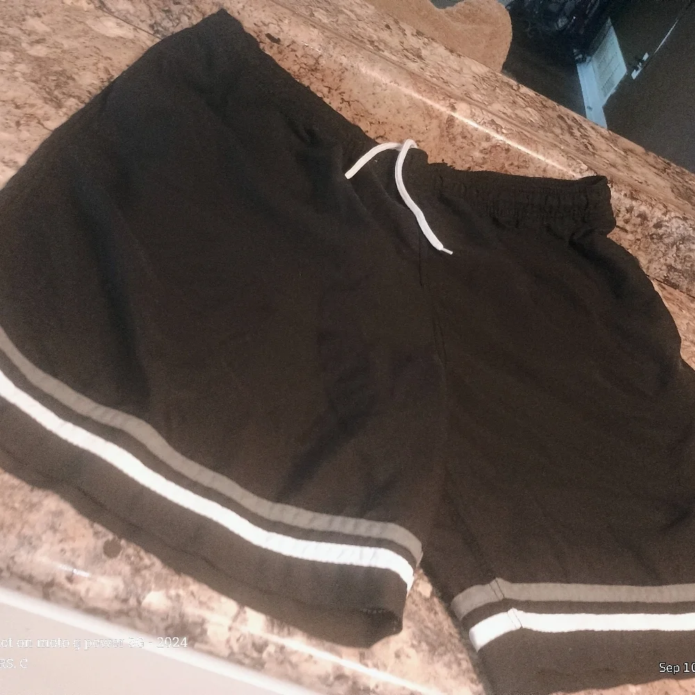 Islander Gray White Black Swim Trunks Shorts Men's Extra Large